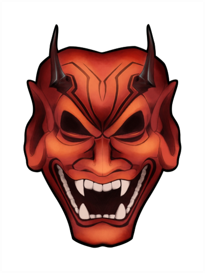413x549 Download Free Oni Mask Clipart Icon Favicon Freepngimg