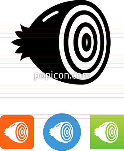 400x488 Sliced Onion Icon