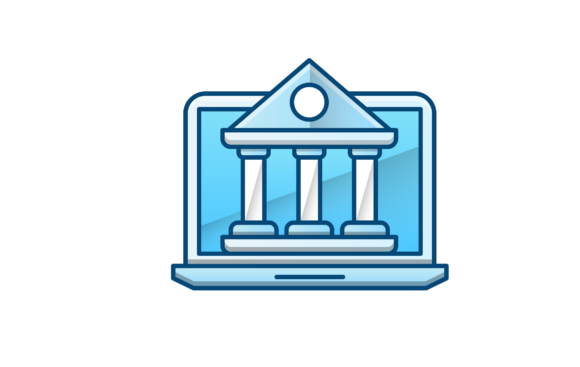 580x367 Internet Banking Icon Graphic