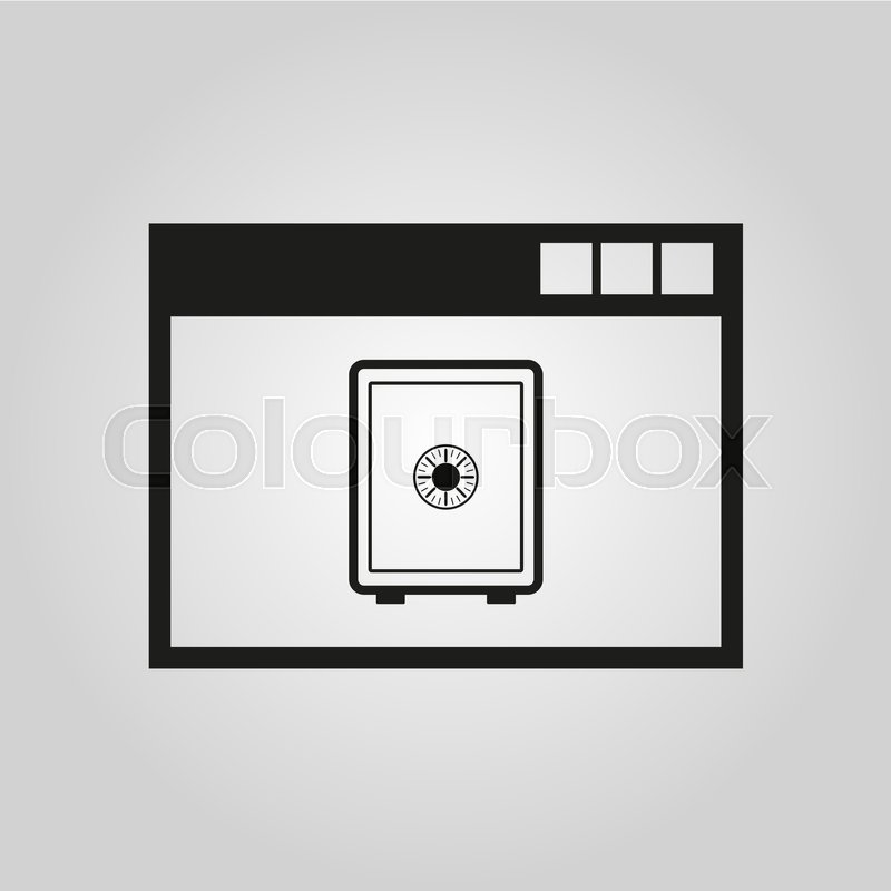 800x800 Online Banking Icon Vector Design Stock Vector Colourbox