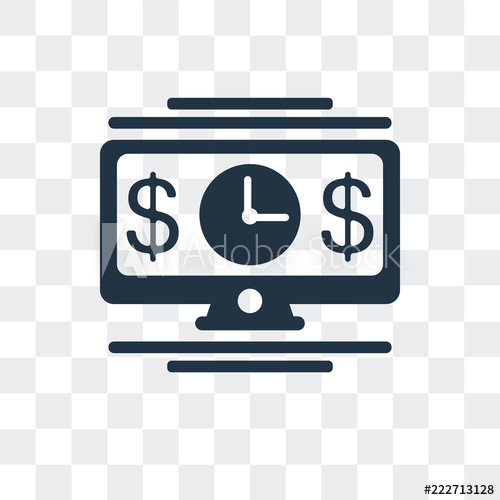 500x500 Online Banking Icon Isolated On Transparent Background Modern