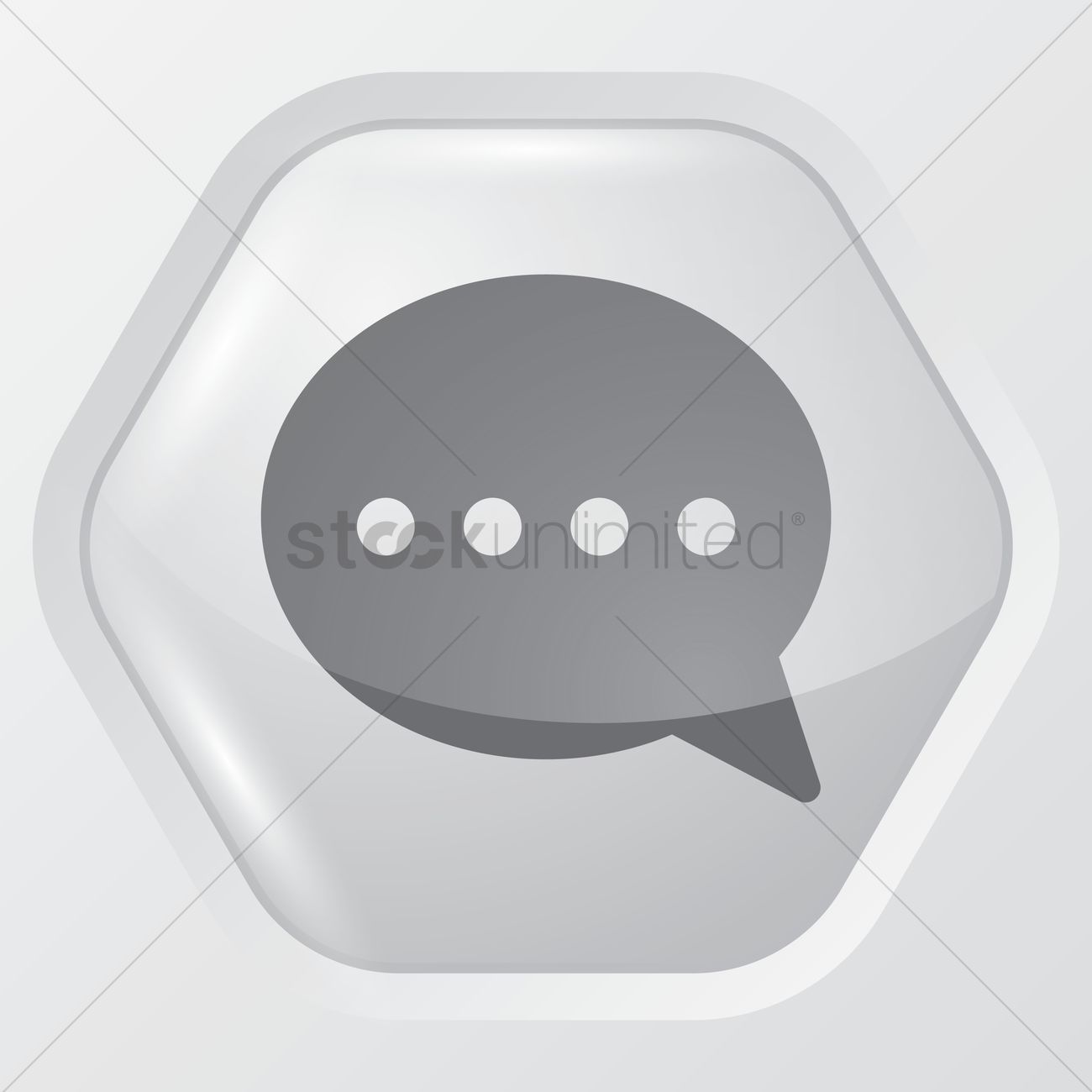 1300x1300 Online Chat Icon Vector Image