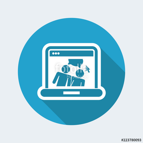 500x500 Web Chat Icon Stock Image And Royalty Free Vector