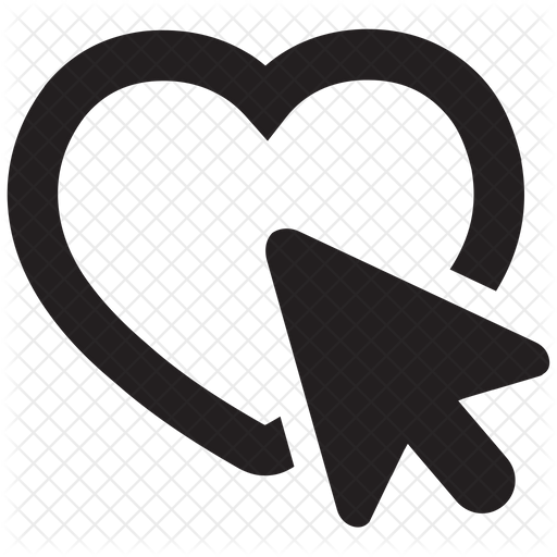 512x512 Online Dating Icon Of Glyph Style