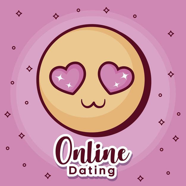 626x626 Online Dating Design With In Love Emoji Icon Vector Premium Download