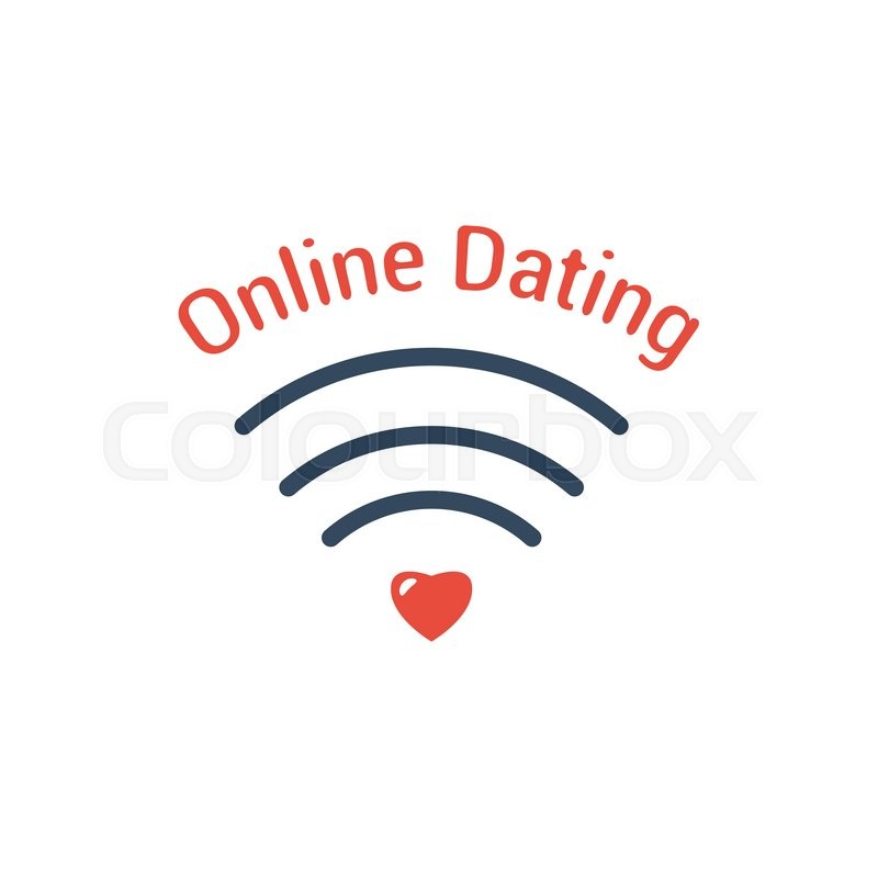 800x800 Vector Symbol Of Online Dating Wifi Stock Vector Colourbox