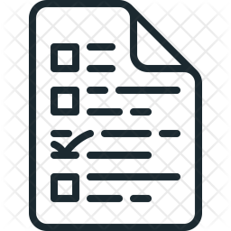 256x256 Exam Icon Of Line Style