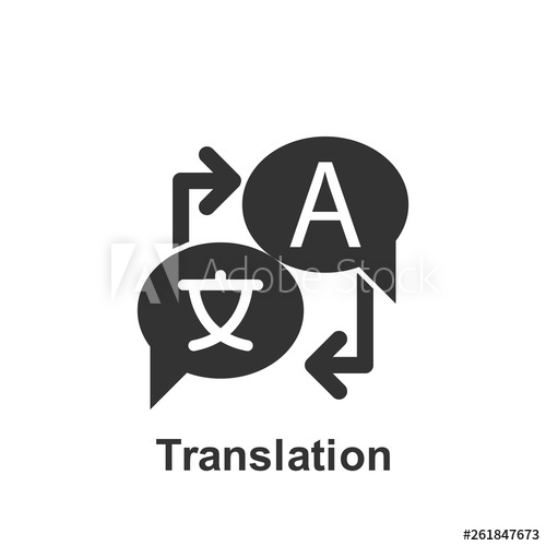 500x500 Online Marketing, Translation Icon Element Of Online Marketing