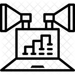 256x256 Digital Marketing Icon Of Line Style