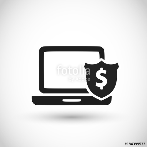 500x500 Secure Online Payment Icon Vector Stock Image And Royalty Free