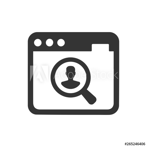 500x500 Online Professional Search Icon