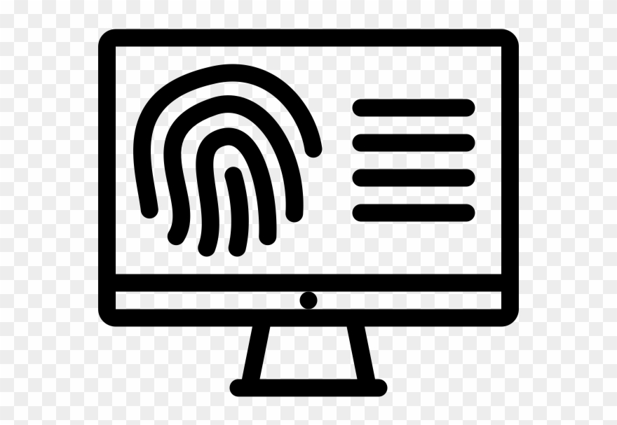 880x607 Fingerprint Search Rubber Stamp