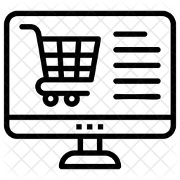 256x256 Online Shopping Icon Of Line Style