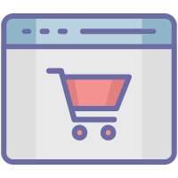 200x200 Online Shopping Vector Icons Pack Codester