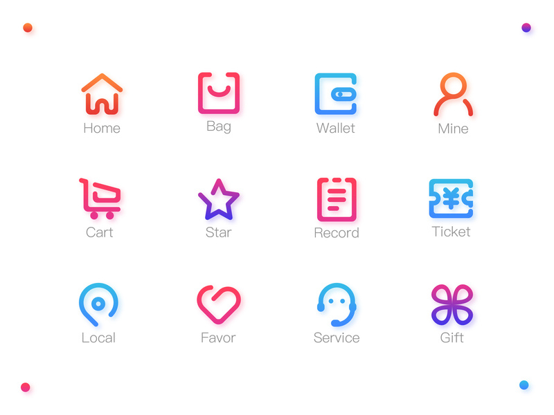 800x600 Online Store Icons