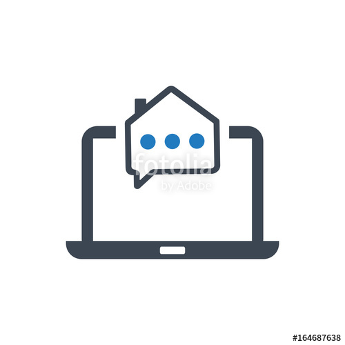 500x500 Online Real Estate Support Icon Stock Image And Royalty Free