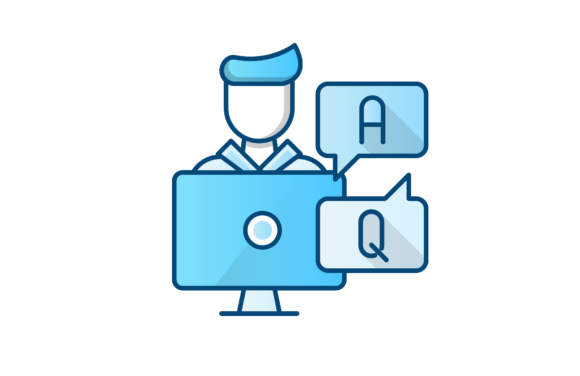 580x376 Online Support Icon Graphic