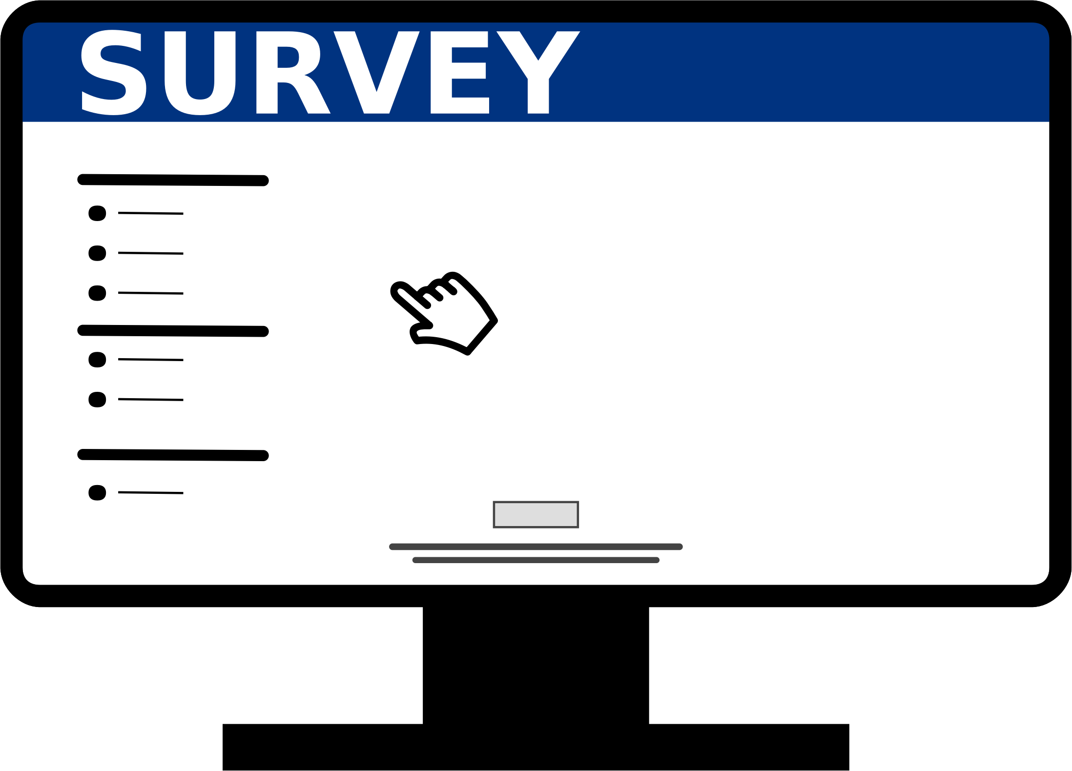 2196x1580 Online Survey Icon Or Logo Mill River Union High School