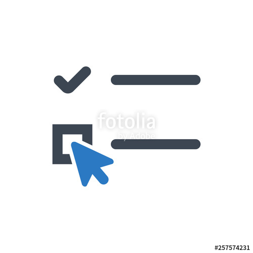 500x500 Online Survey Icon Stock Image And Royalty Free Vector