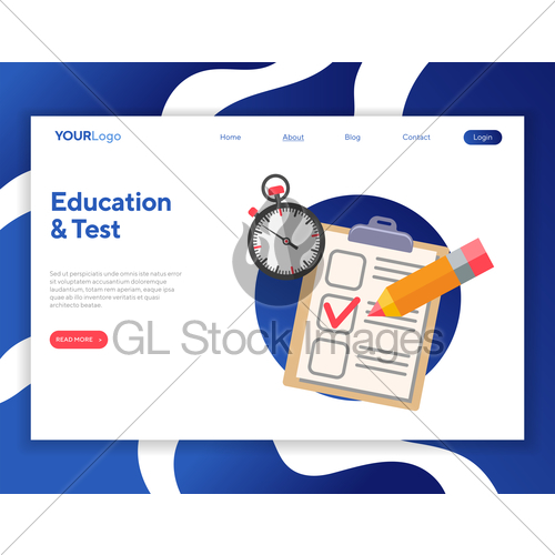 500x500 Online Test And Education Gl Stock Images