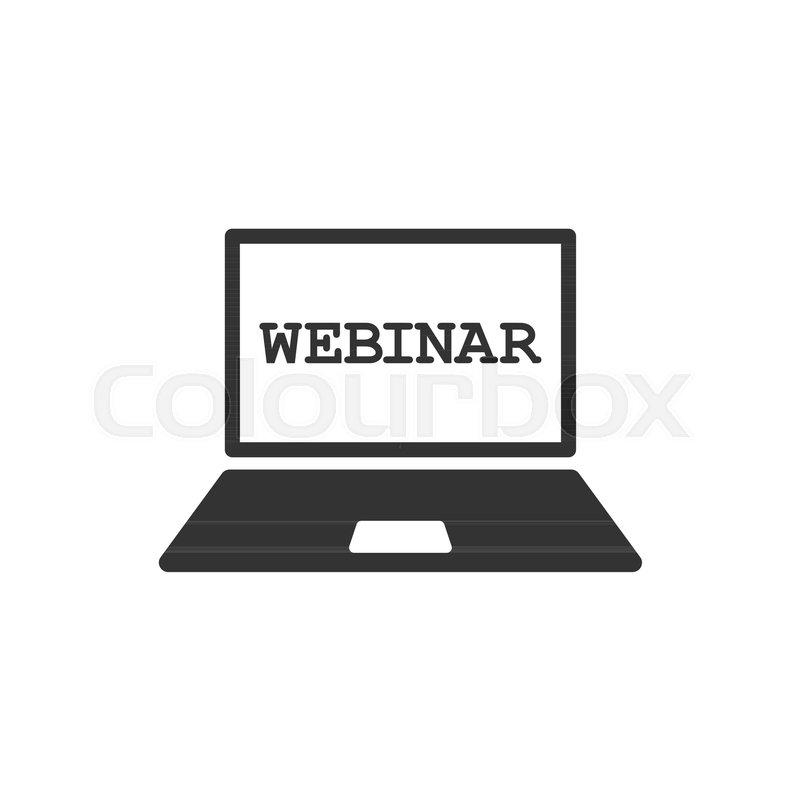 800x800 Online Training Process Icon In Flat Stock Vector Colourbox