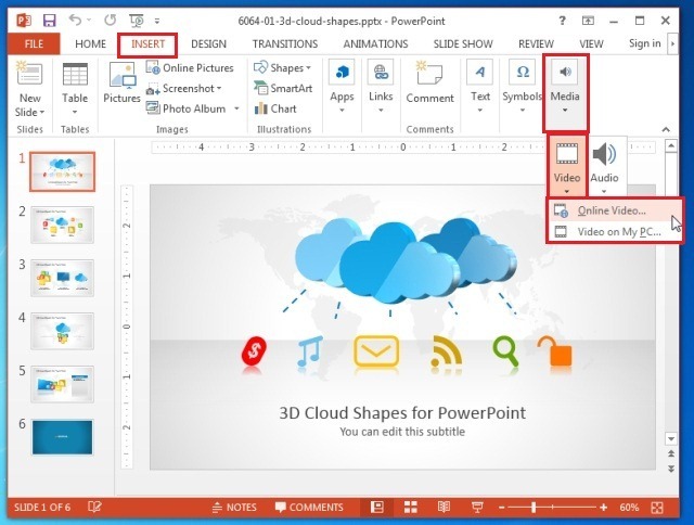 640x484 How To Add Offline And Online Videos In Powerpoint