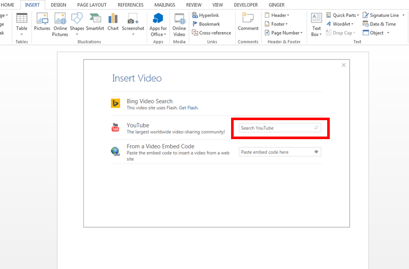 800x526 How To Add Online And Offline Videos To Word Documents