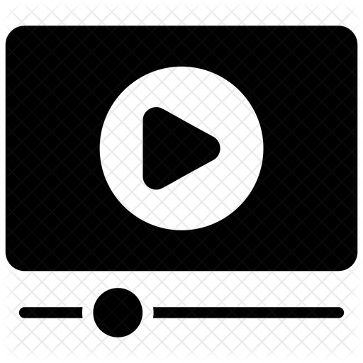 512x512 Video Streaming Icon Of Glyph Style