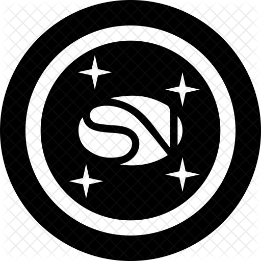 512x512 Ontology Crypto Icon Of Glyph Style