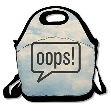 Oops Icon Lunch Box Tote Bag Kitchen Home 450x450 Oops Icon Lunch Box Tote Bag Kitchen Home