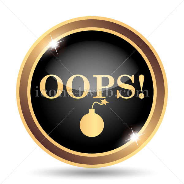 Oops Gold Icon 600x600 Oops Gold Icon