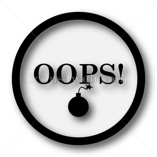 Oops Simple Icon Oops Simple Button 600x600 Oops Simple Icon Oops Simple Button