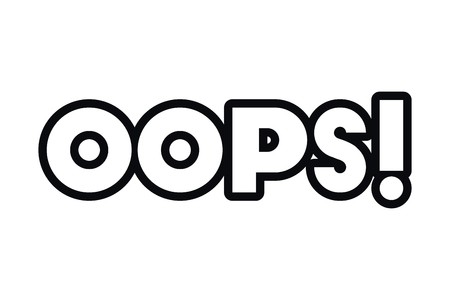 Oops Comic Words Isolated Icon Vector Illustration Design Royalty 450x300 Oops Comic Words Isolated Icon Vector Illustration Design Royalty