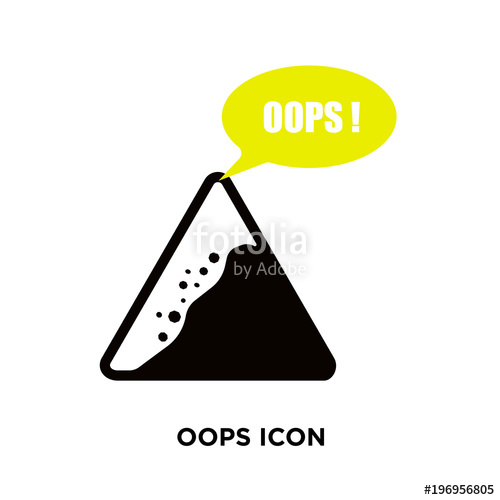 Oops Icon Stock Image And Royalty Free Vector On Fotolia 500x500 Oops Icon Stock Image And Royalty Free Vector On Fotolia