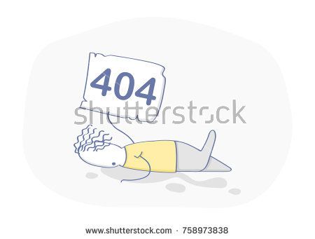 Flat Line Icon Concept Of Error Page, Oops Or Not Found 450x341 Flat Line Icon Concept Of Error Page, Oops Or Not Found