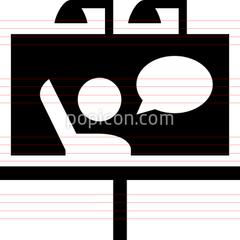 240x240 Billboard Outdoor Media Icon