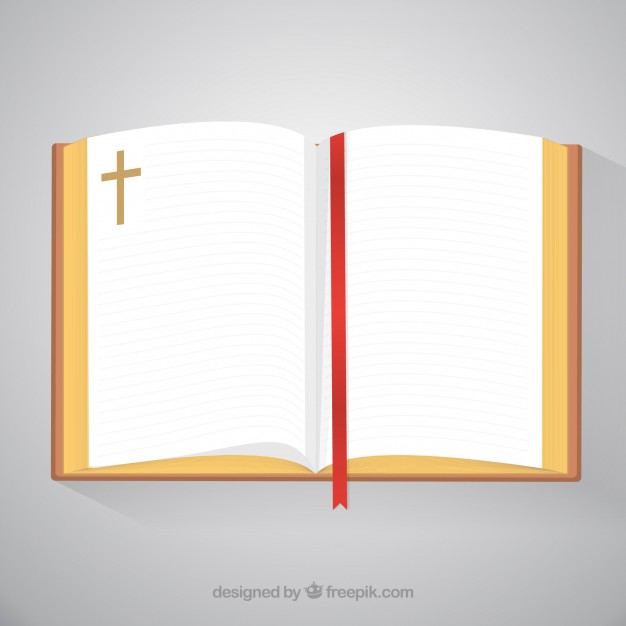 626x626 Open Bible Top View Vector Free Download
