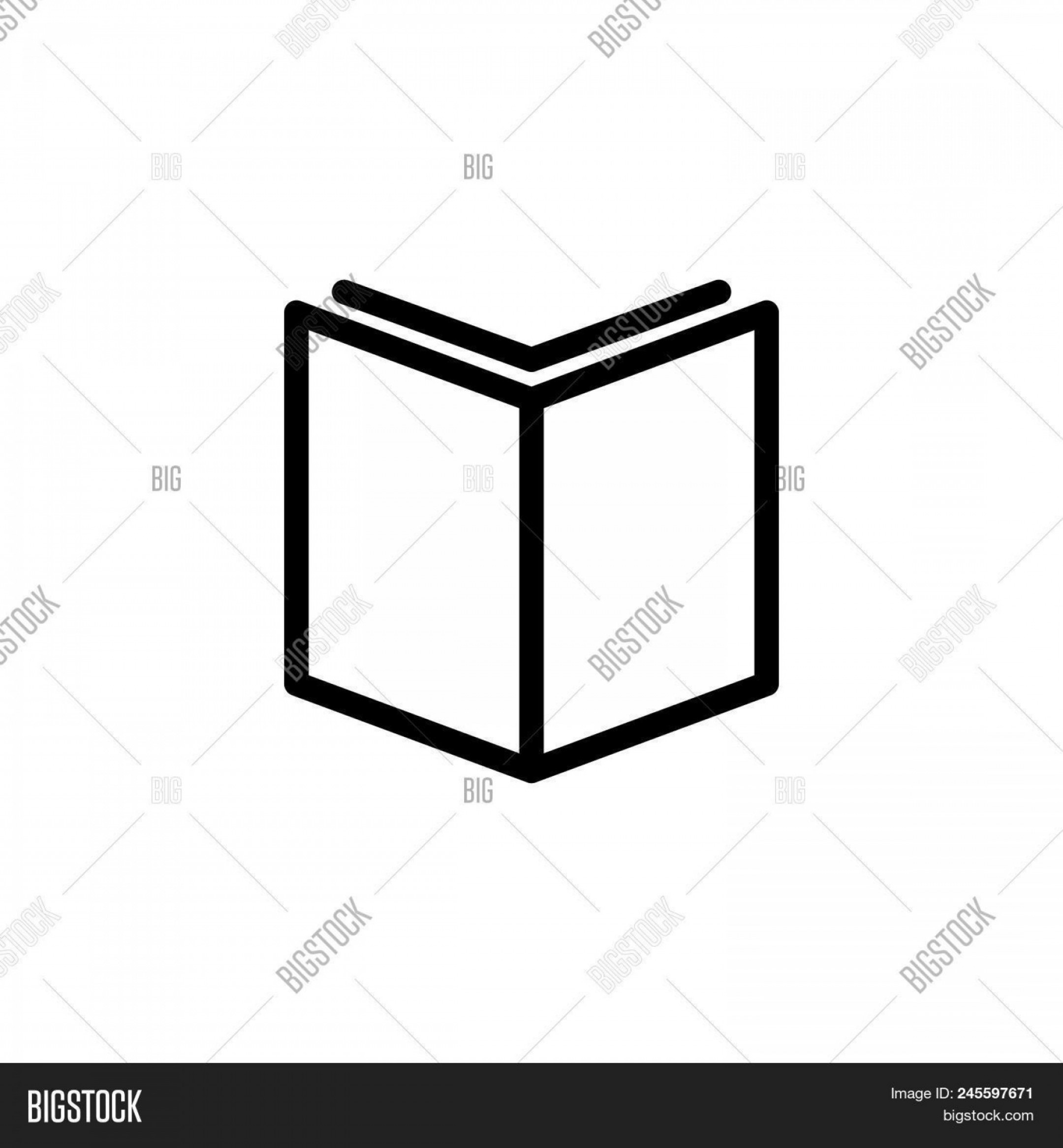 2160x2332 Stock Vector Open Book Vector Icon On White Background Open Book