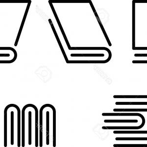 300x300 Vector Graphic Open Book Icon Handandbeak