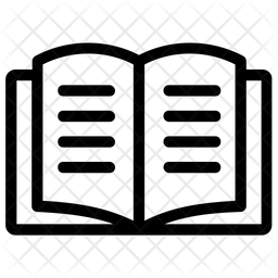 256x256 Open Book Icon Of Line Style