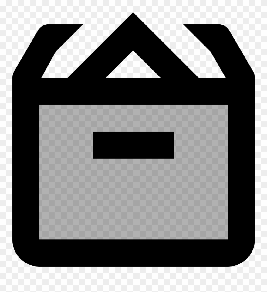 880x962 Open Box Icon Clipart