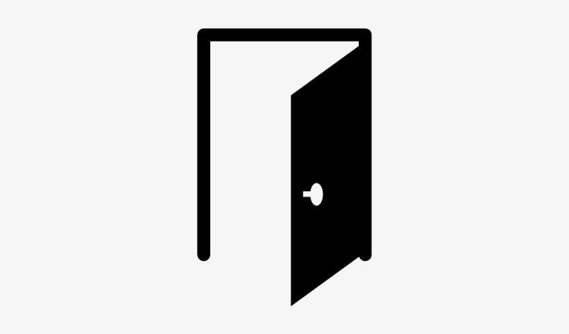 820x481 Open Door With Border Vector