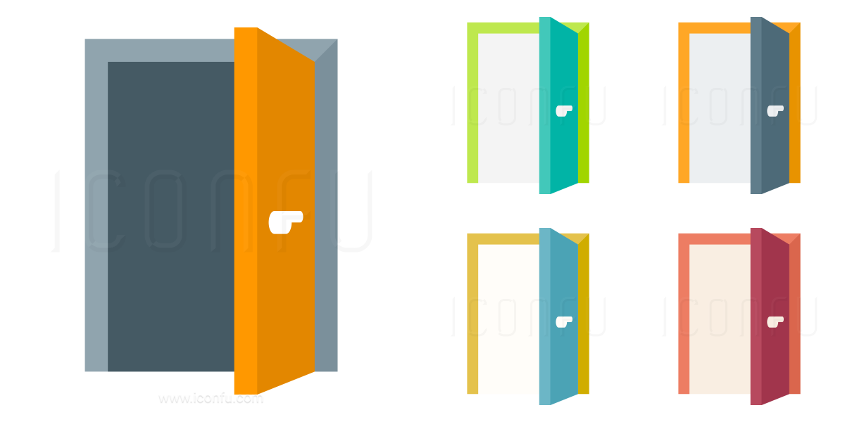 1200x600 Door Open Icon