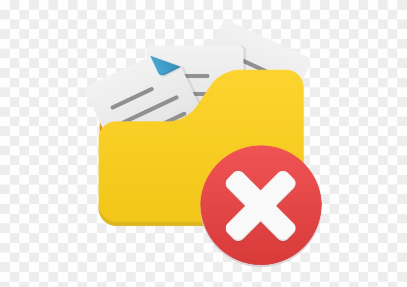 840x591 Open Folder Delete Icon