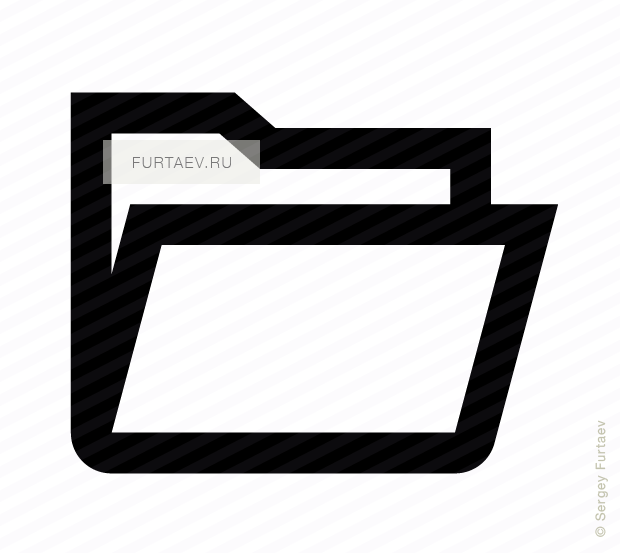 620x553 Open Folder Icon