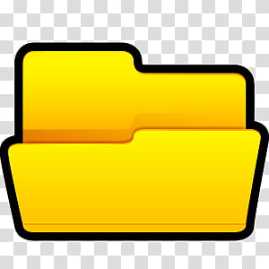 300x300 Sleek Xp Basic Icons, Folder Open, Yellow Folder Icon Transparent
