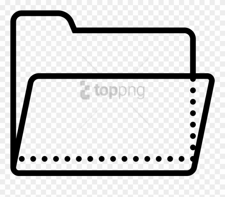 880x769 Free Png The Open Folder Icon For Pc Clipart