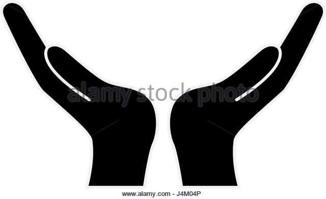 640x391 Open Hand Silhouette