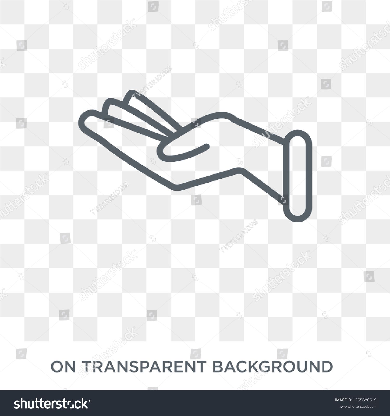 1500x1600 Open Hand Icon Trendy Flat Vector Open Hand Icon On Transparent