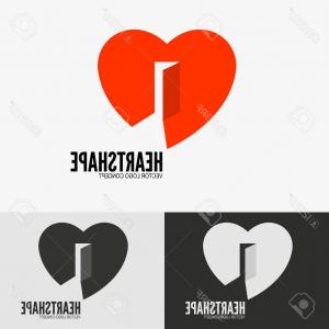 300x300 Open Heart Icon Vector Blue Simple Illustration Any Design Image